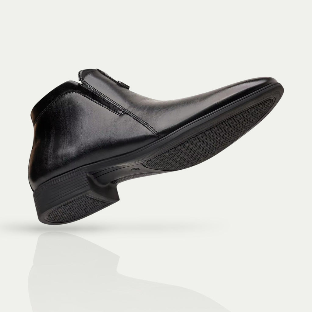 men's classic ankle boots with polished finish and modern edge