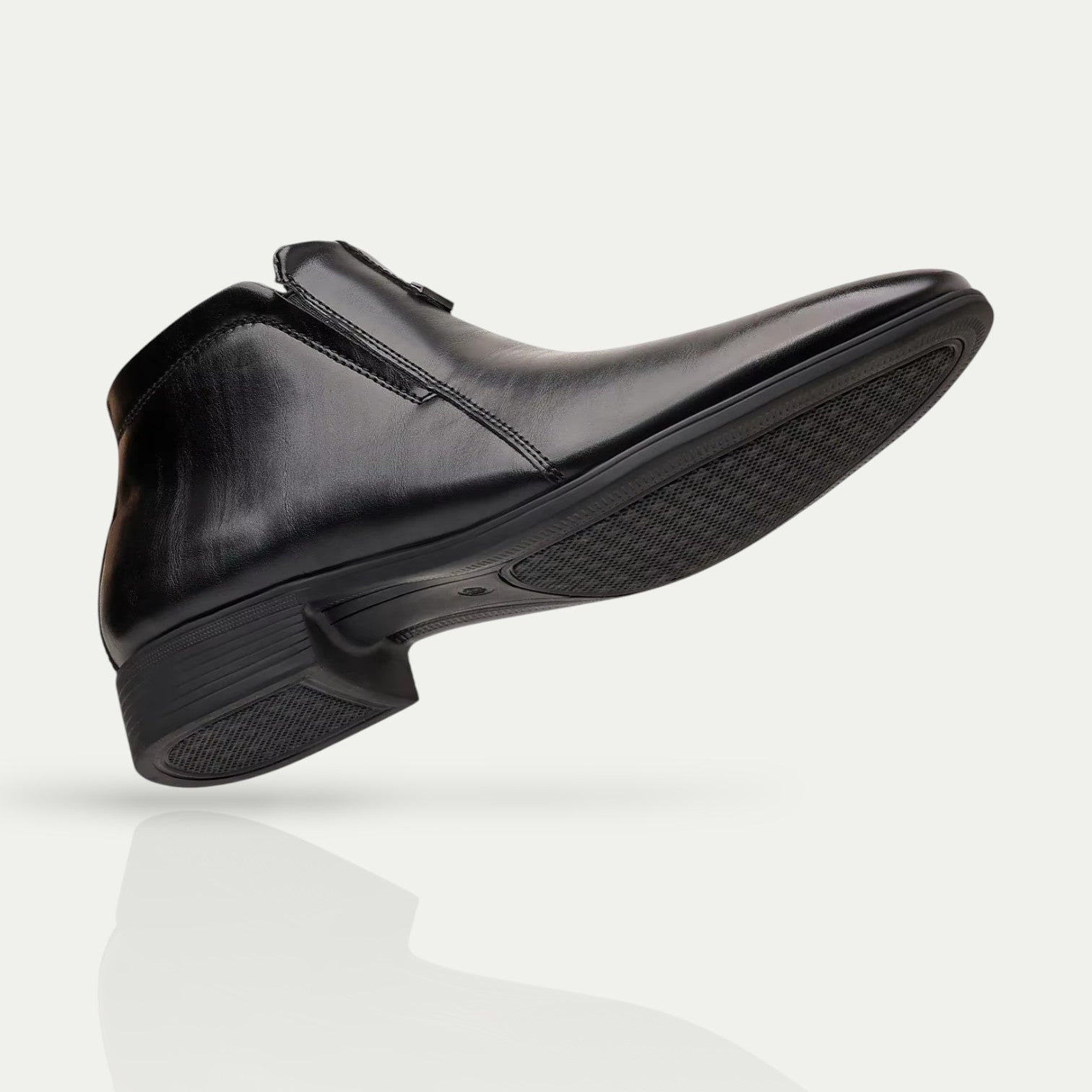 men's classic ankle boots with polished finish and modern edge