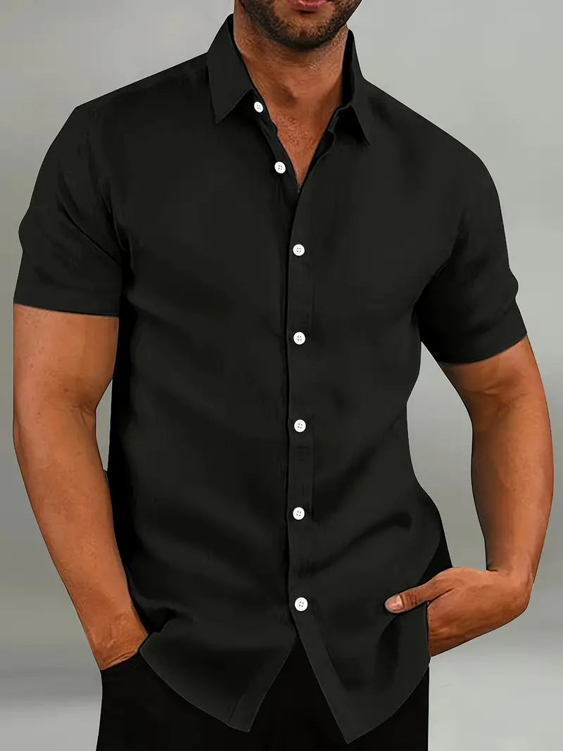men's classic collar shirt for warm weather edition