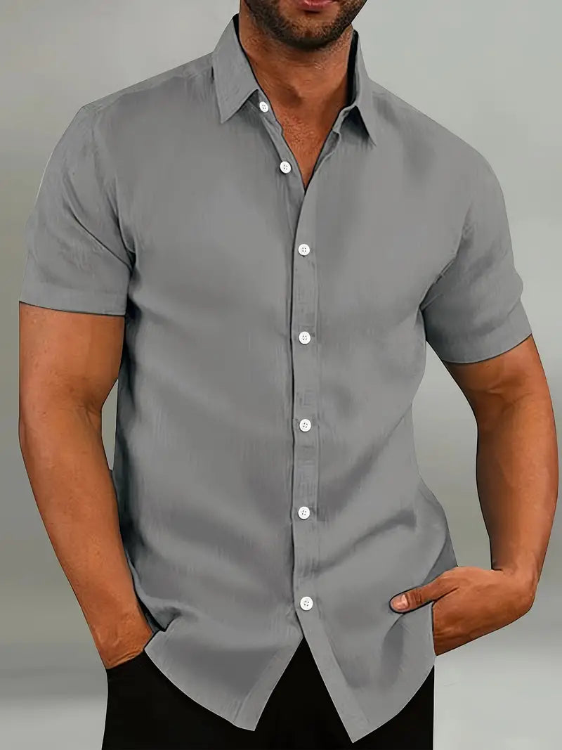men's classic collar shirt for warm weather edition