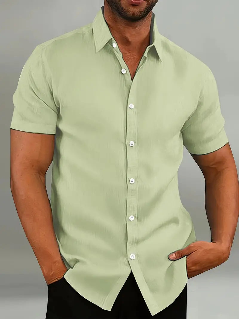 men's classic collar shirt for warm weather edition