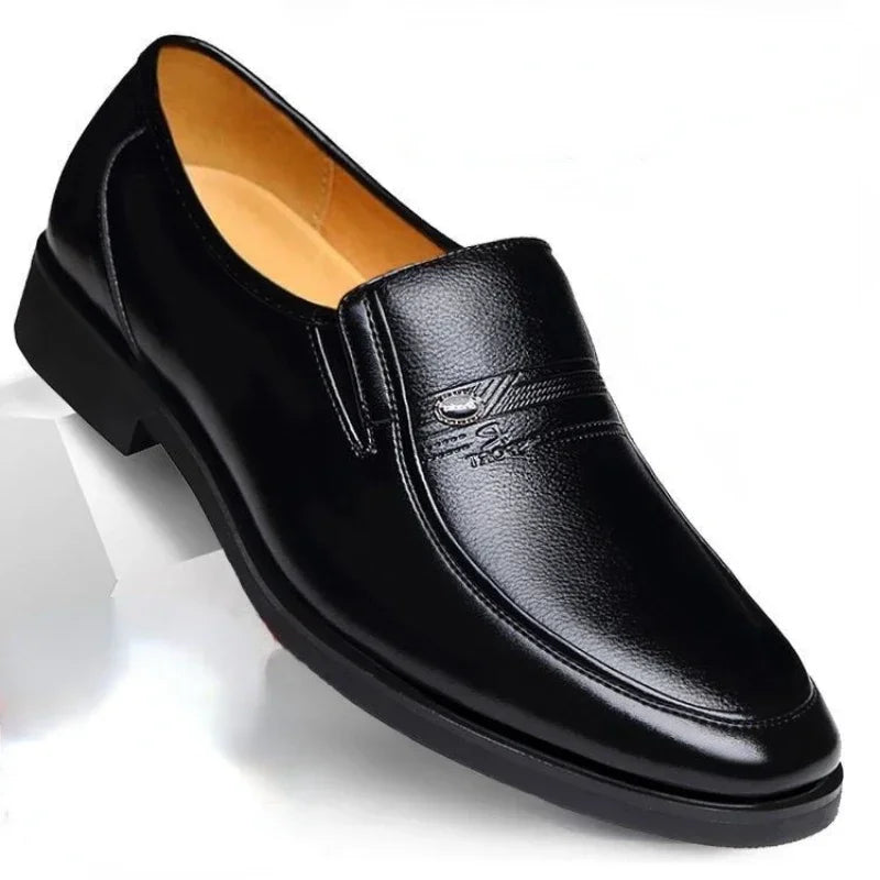 gentleman penny loafers - polished slip-on dress shoes