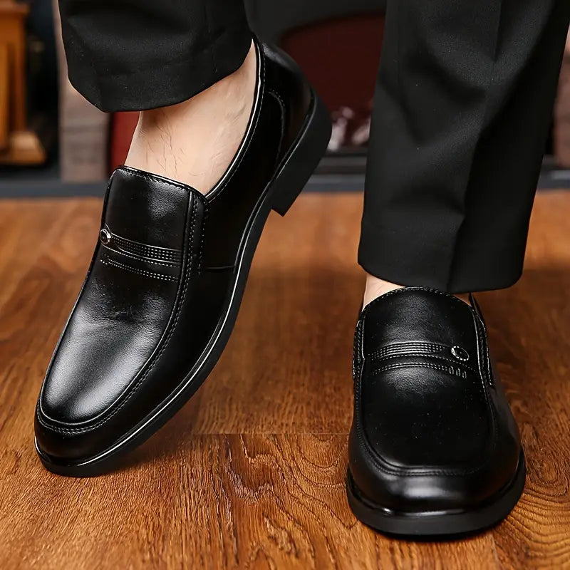 gentleman penny loafers - polished slip-on dress shoes