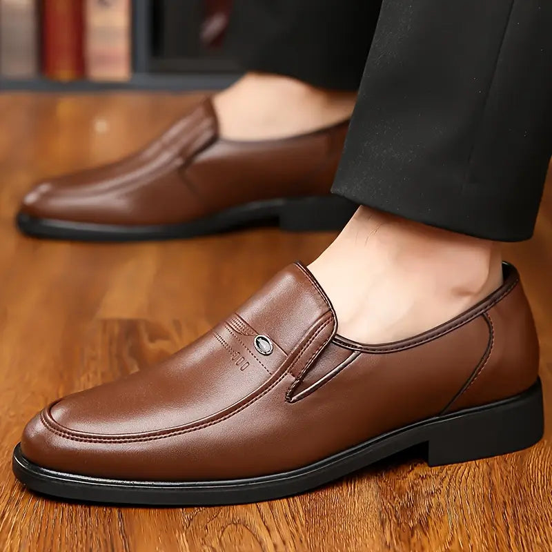 gentleman penny loafers - polished slip-on dress shoes