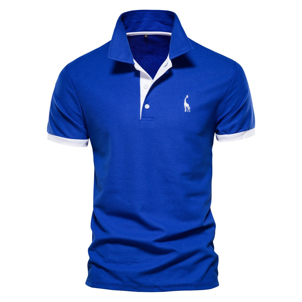 men's classic short-sleeve polo shirt for smart casual summer