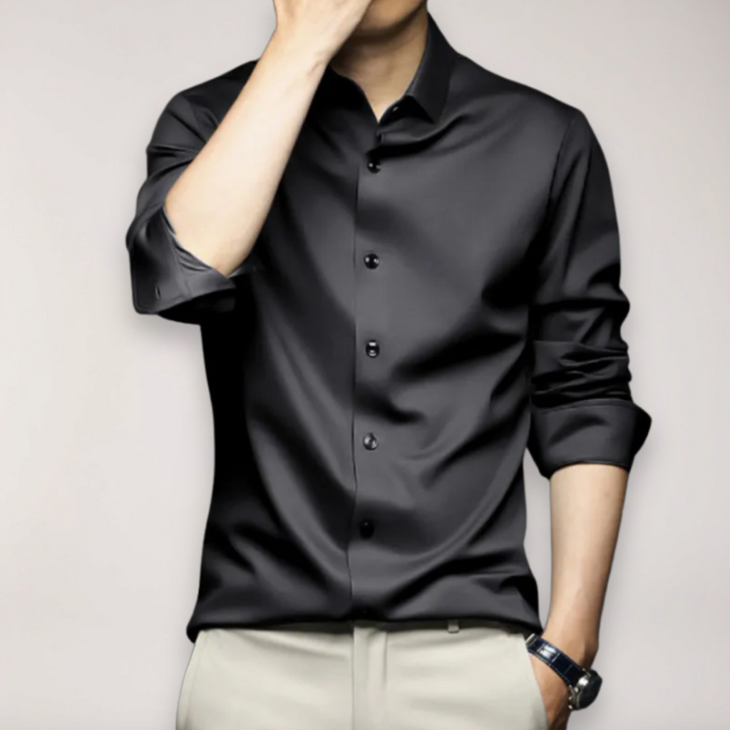 men's long sleeve button-up shirt for smart and casual looks