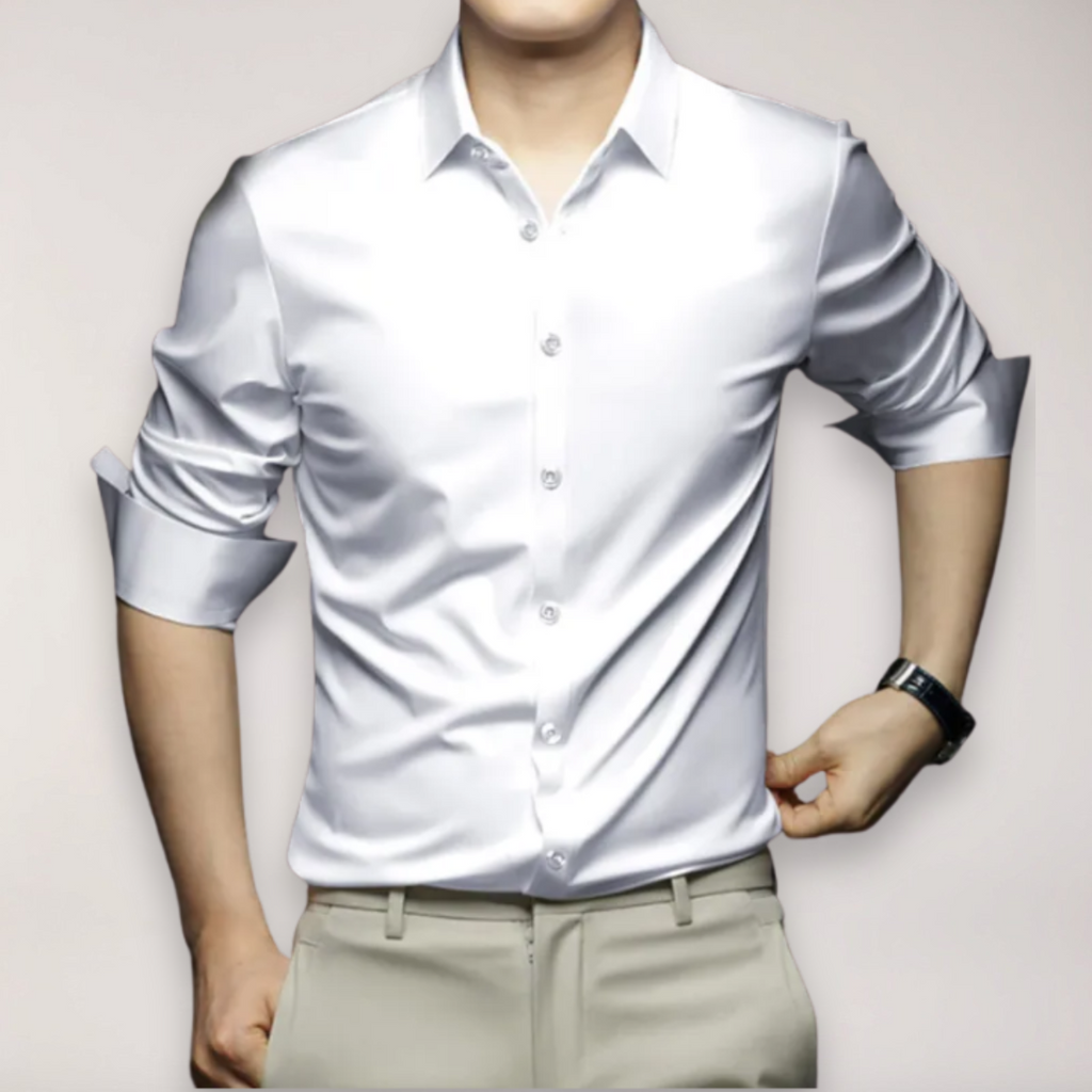 men's long sleeve button-up shirt for smart and casual looks