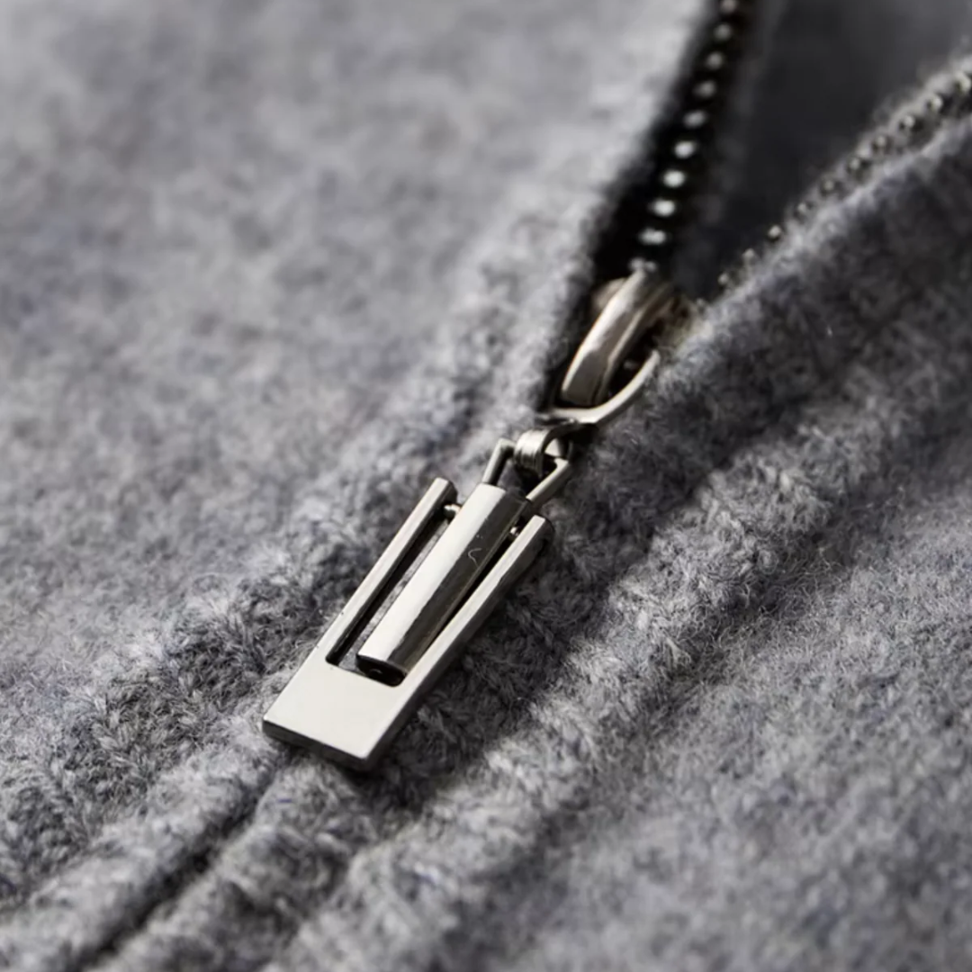 men's lounge set zip up sweater and drawstring trousers for effortless comfort