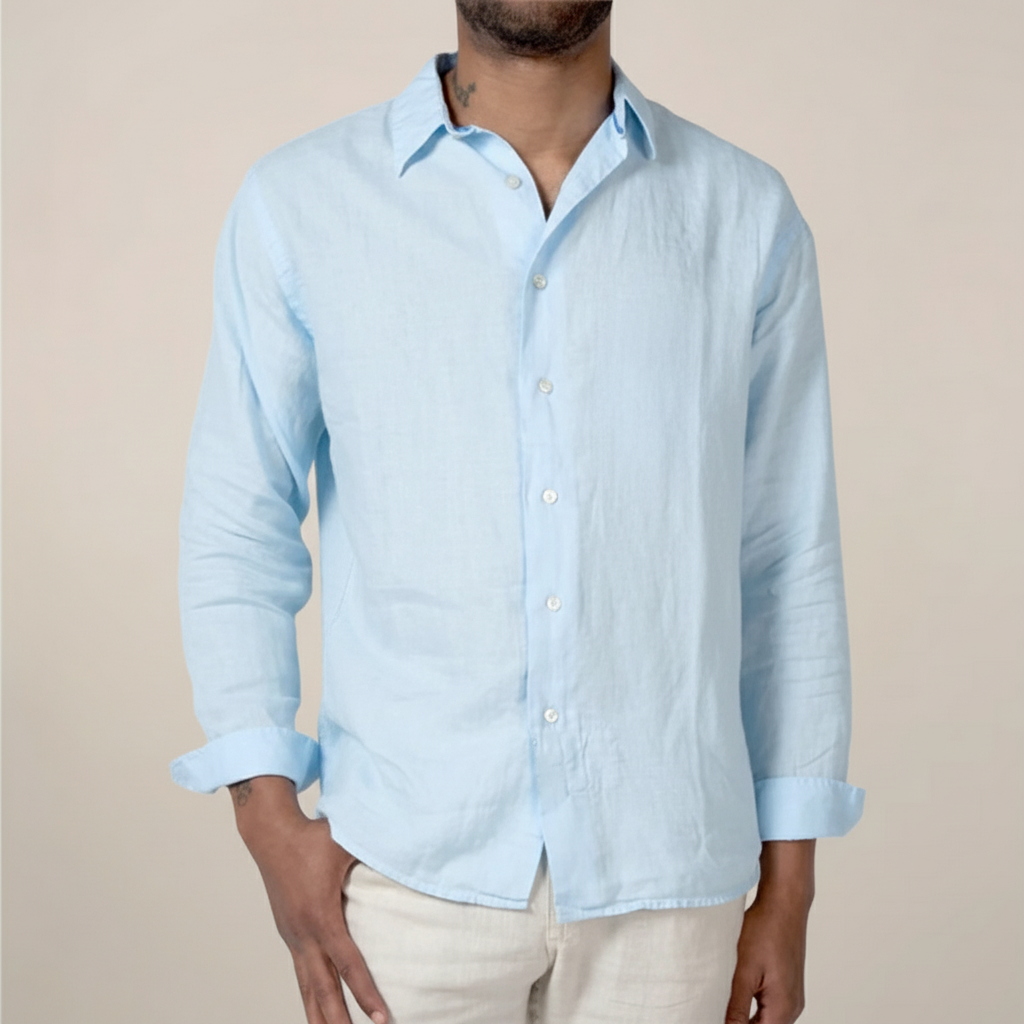 men's relaxed fit all season shirt with effortless everyday style