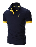 men's classic short-sleeve polo shirt for smart casual summer